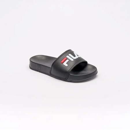 Chinelo Fila Slide Drifter Preto Infantil