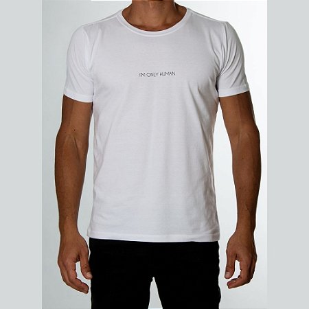 Camiseta Red Feather I'm Only Human Branca