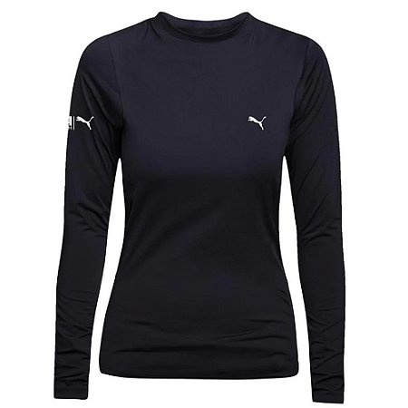 Camiseta Puma Manga Longa Proteção UV50+ Feminina