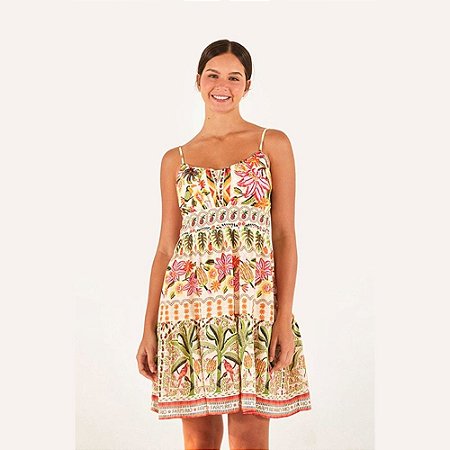 Vestido Farm Curto Paraiso de Fruta