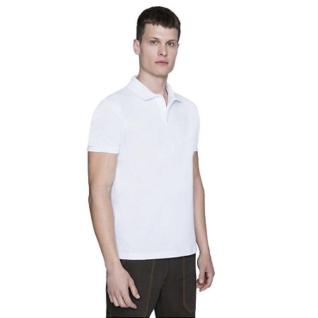 Polo Ellus Piquet Masculina Branca