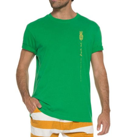 Camiseta Osklen Vintage Brazilian Soul Masculina Verde