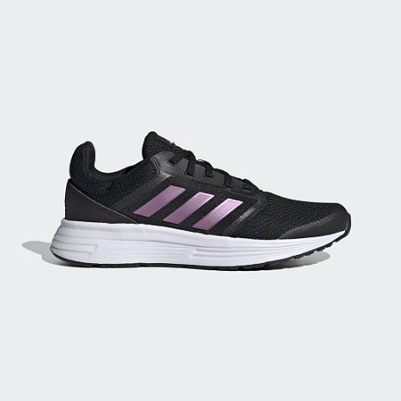 Tênis Adidas Galaxy 5 Feminino Preto e Rosa