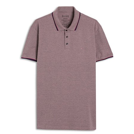 Camisa Polo Ellus Piquet Melange Easa Frisos Masculino