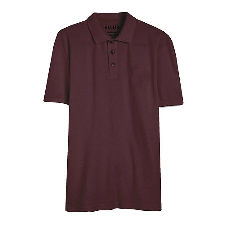 Polo Ellus Piquet Classic Masculina Bordô