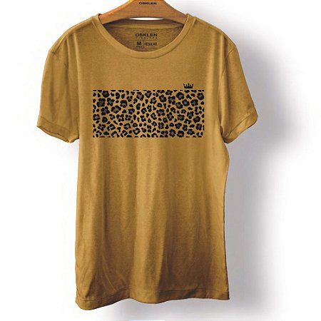 Camiseta Osklen Rough Animal Print Masculina