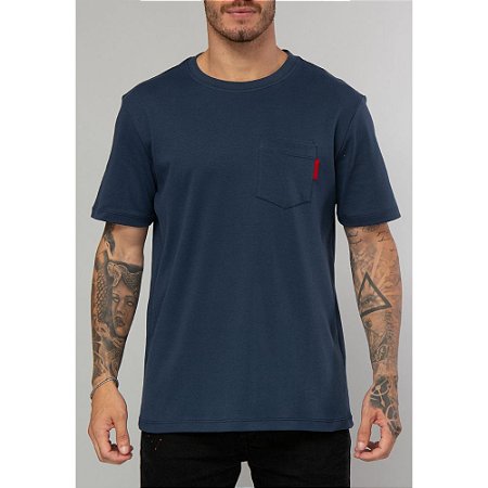 Camiseta Red Feather American Pocket Marinho