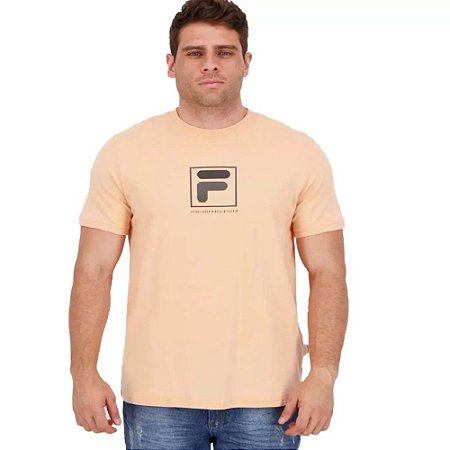 Camiseta Fila Established Masculina Laranja