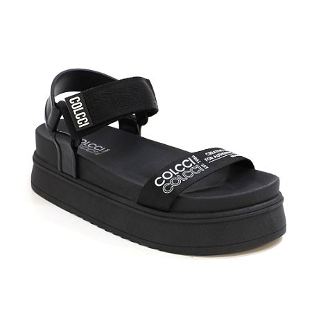 Sandália Flatform Colcci Bella Logo Feminina