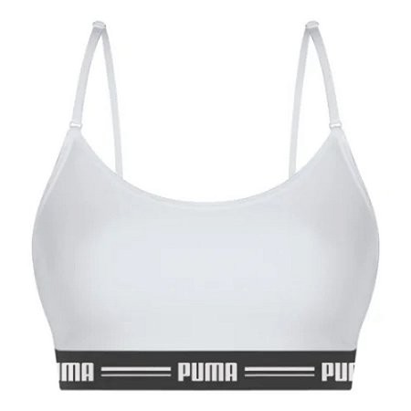 Top Sutiã Puma Esportivo Alça Ajustável