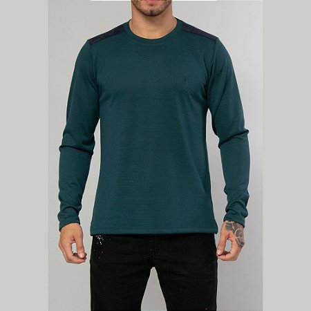 Casaco Red Feather Trico Light Esmeralda