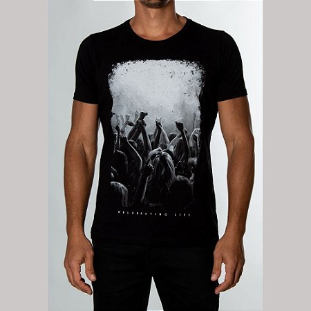 Camiseta Re Feather Celebrating Life Masculina