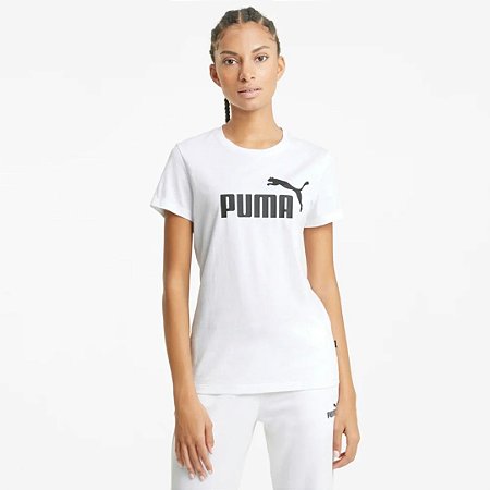 Camiseta Puma Essentials Logo Tee Feminina