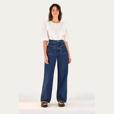 Calça Farm Jeans Wide Pockets