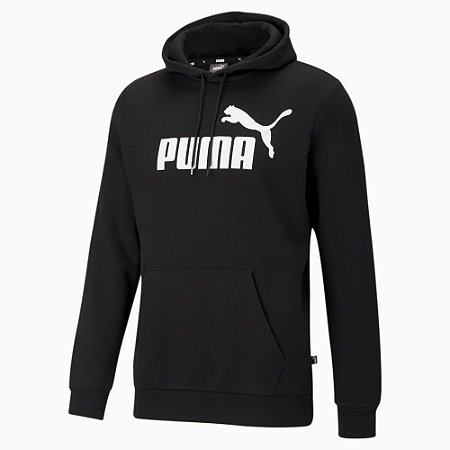 Blusa Puma Canguru com capuz Essentials Big Logo Feminina