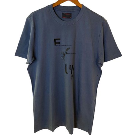 Camiseta Forum Estampada Masculina Cinza Gravidade