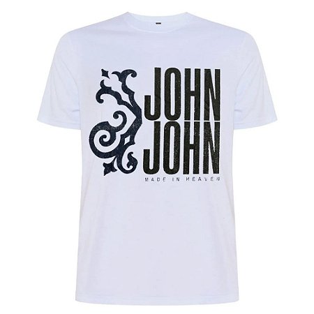Camiseta John John Transfer Off White