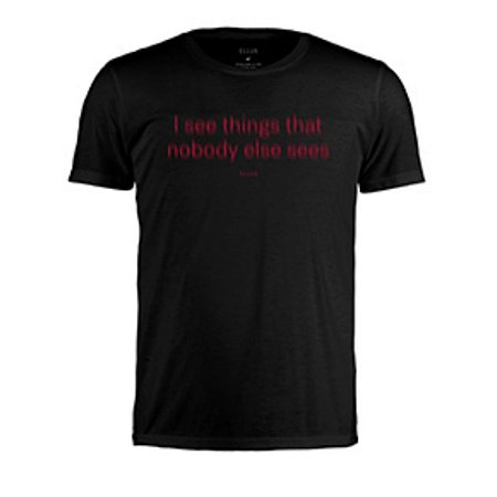 Camiseta Ellus Fine Nobody Else Classic Masculina Preta