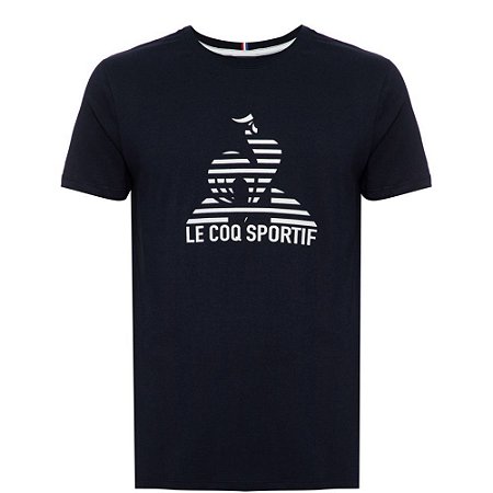 Camiseta Le Coq Ess Tee Line Ss N3 White And Black