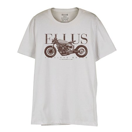 Camiseta Ellus Slim Motorcycle Classic Masculina