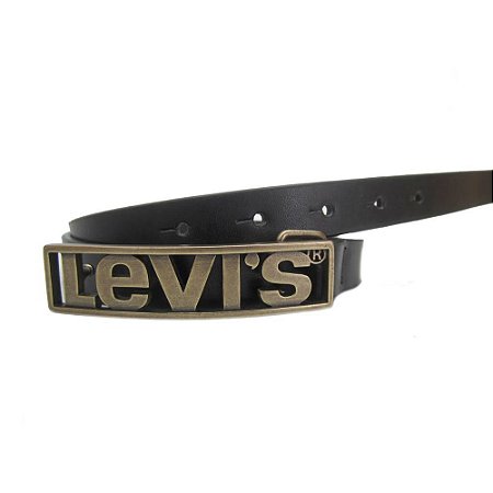 Cinto Levi's Plaque Feminino Preto