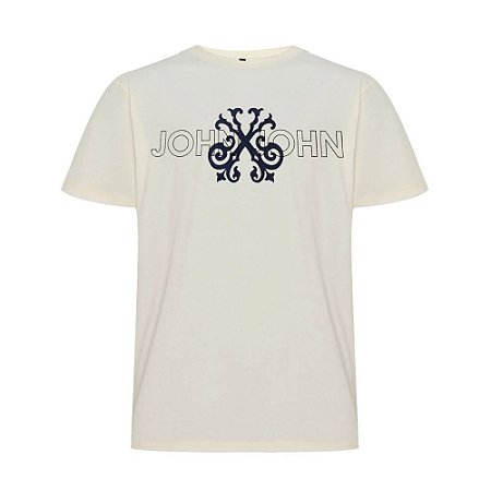 Camiseta John John Key Masculina Off White