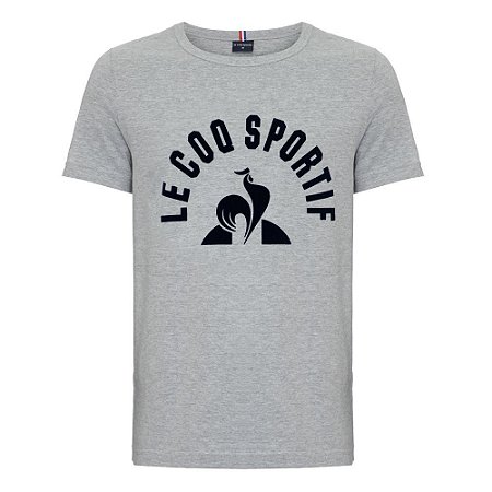Camiseta Le Coq Ess Bat Arche Tee Gris Chine