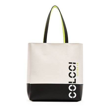 Bolsa Colcci Shopping Bag Logo Sport Off White