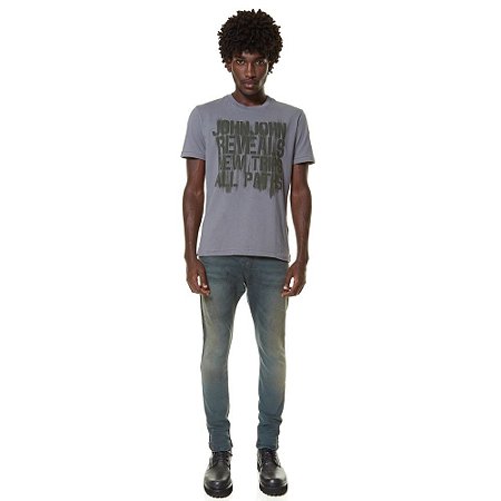 Camiseta John John Rg Revals Cinza