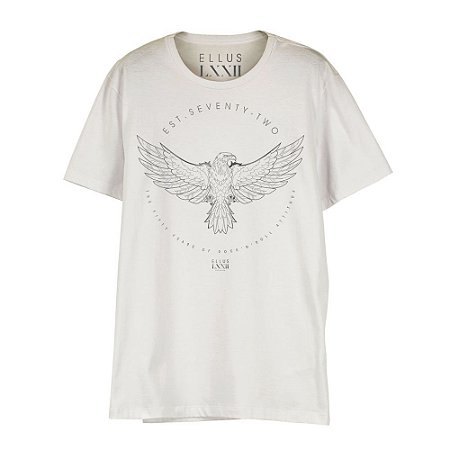 Camiseta Ellus Fine Fifty Eagle Classic Masculina Branca