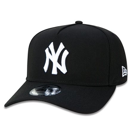 Boné New Era 9Forty New York Yankees Aba Curva Preto