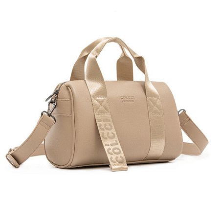 Bolsa Colcci Esportiva Alça Logo Feminino Bege