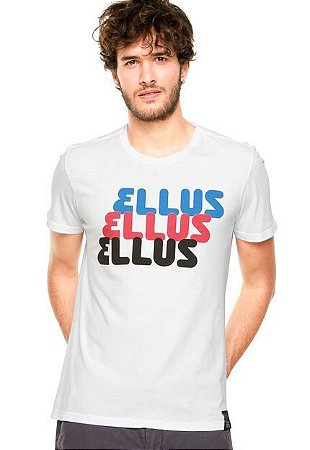 Camiseta Ellus Celebrating Branca