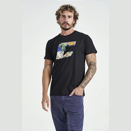Camiseta Colcci Estampada Masculina Preto - Dom Store Multimarcas Vestuário  Calçados Acessórios