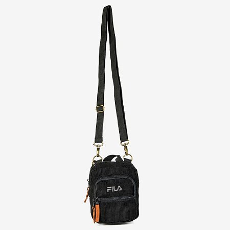 Bolsa Fila Lateral Unisex Corduroy Preto