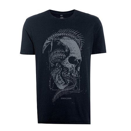 Camiseta John John Snake Skull Masculina