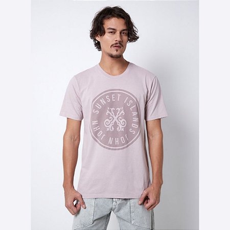 Camiseta John John Logo Sunset Masculina - Dom Store Multimarcas Vestuário  Calçados Acessórios