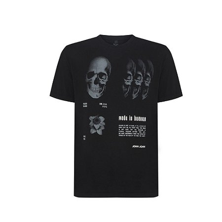 Camiseta John John Mult Skull Masculina