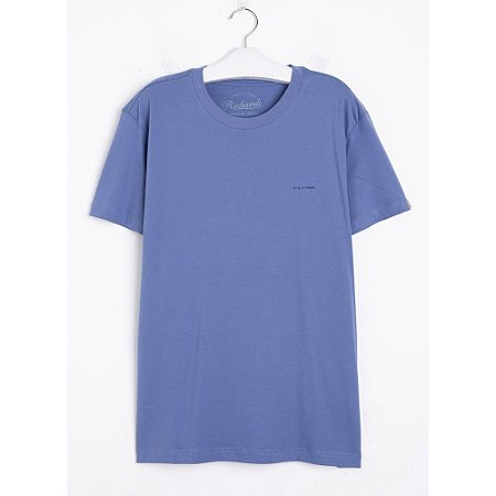 Camiseta Richards Aquarela Campo Masculina Azul