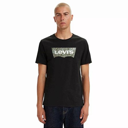 Camiseta Levi's Graphic Crewneck Tee Preta