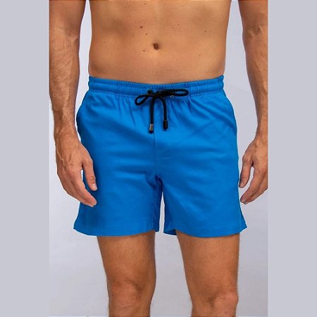 Short Red Feather Linho Masculino Hot Blue