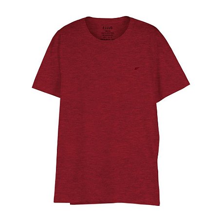 Camiseta Ellus Fine Cotton Melange Classic Vermelha Masc