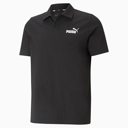 Polo Puma Essentials Masculina Preta