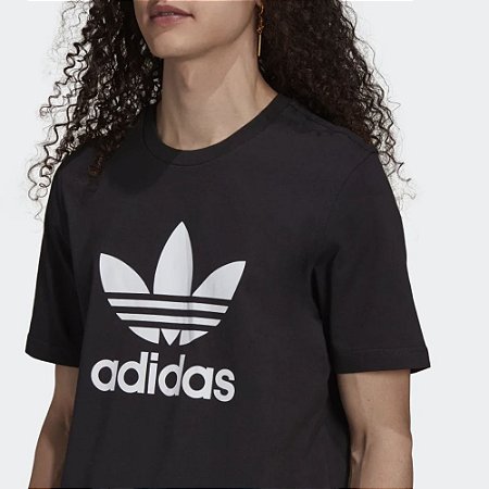Camiseta Adidas Originals Trefoil Masculina Preta