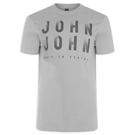 Camiseta John John Rg In  Masculina Cinza