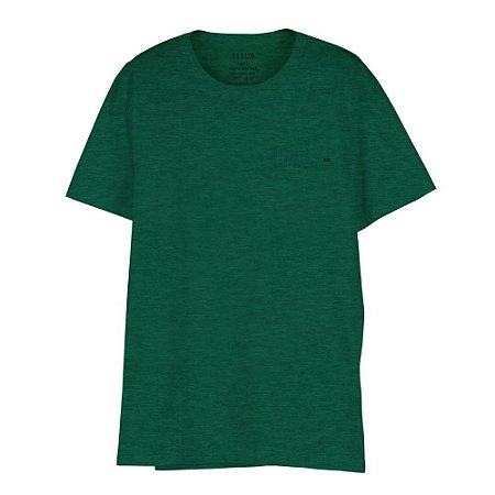 Camiseta Ellus Melange Outline Classic Masculina Verde