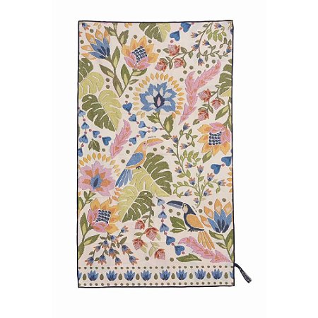 Toalha Farm Tchibum Estampada Bordadinha