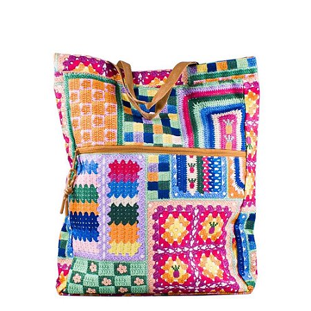 Bolsa Farm Ginga Estampada Borda Borda