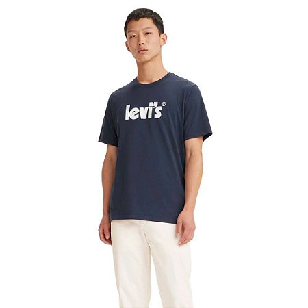 Camiseta Levi's Ss Relaxed Fit Tee Azul