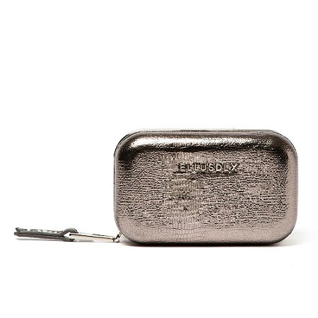 Bolsa Ellus Clutch Bag Chain Feminina Rose